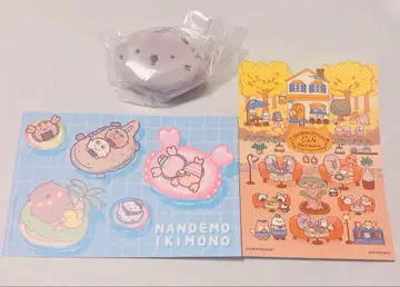 무엇이든 생명체 랏코 봉제 인형용 미니백 엽서 2종