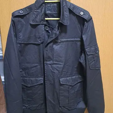 블랙 밀리터리 자켓
