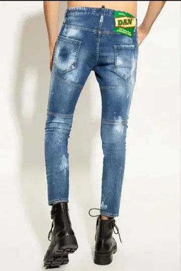 극미품 DSQUARED2 2022AW 46 타이디 바이커 진