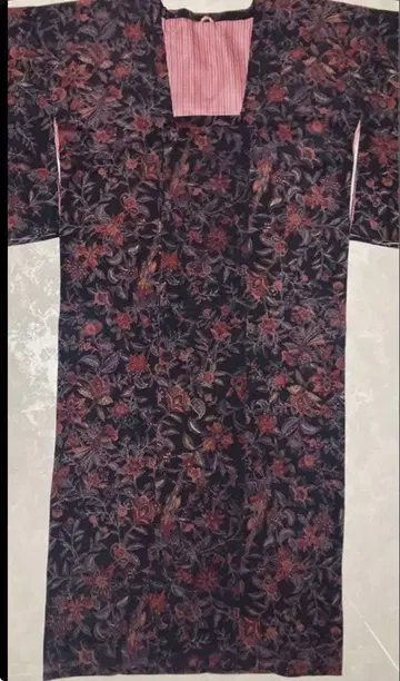 시착만 한 새상품급 도행 코트 당초 꽃 봉황