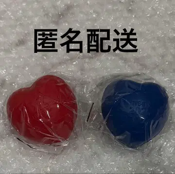 B'z FYOP 회장 한정판 가챠 릴렉세이션 하트 빨간색 파랑 세트 5