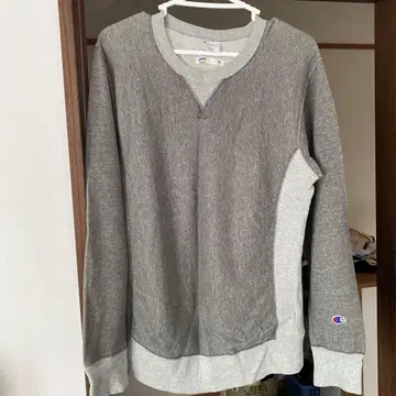 Champion Reverse Weave 그레이 맨투맨 L