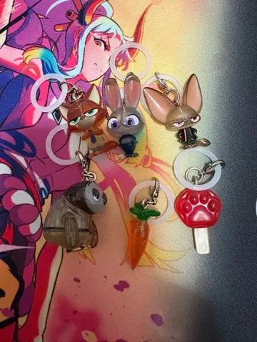 주토피아 메지루시 액세서리 메지루시 참 컴플리트