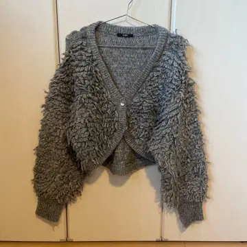 Sorin 프릴 디자인 가디건 그레이