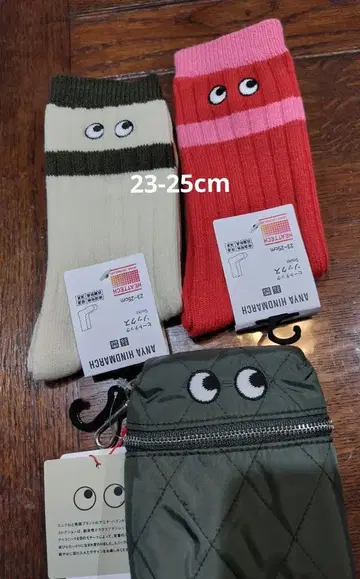 ANYA HINDMARCH HEATTECH 삭스 23-25cm