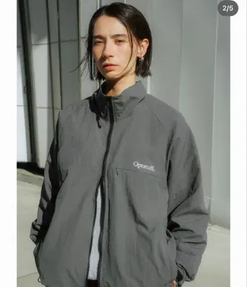 optstuff 나일론 자켓 셋업 그레이 XL 미개봉 새상품
