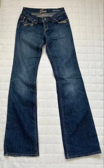 Blue Cult 플레어 팬츠 다크 블루 23