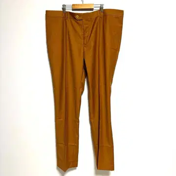 택 포함 새상품 카멜 슬림핏 슬랙스 6XL 빅사이즈