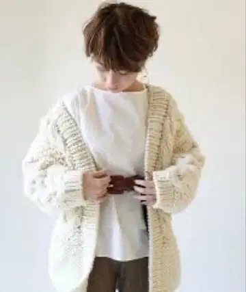 투데이풀 케이블 니트 가디건 TODAYFUL