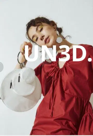 [택 포함 새상품] 앙리드 UN3D. 트리플 서클 백 즉시 완판