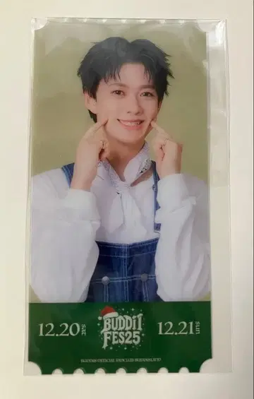 버디 페스티벌 2025 픽처 티켓 FUMINORI