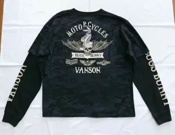 VANSON x LOONEY TUNES 론T 자수 긴팔 사이즈 XXL