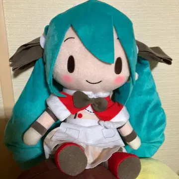 하츠네 미쿠 M 사이즈 후와푸치 봉제 인형 크리스마스 2025