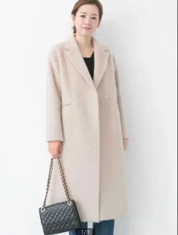 SPRING 게재 어반 리서치 샤기 롱 코트 롱 코트