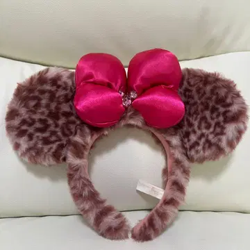 도쿄 디즈니 리조트 레오파드 귀 머리띠