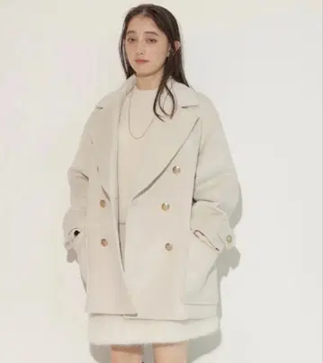 새상품 리랜드트루 피 코트 P 코트 안감 아이보리 코트 아우터