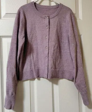 STRAWBERRY-FIELDS 라메 믹스 가디건 S-M 사이즈