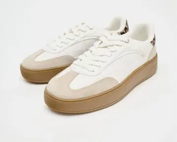 [ 현행 25aw 새상품급 ] ZARA 대비 애니멀 무늬 스니커즈