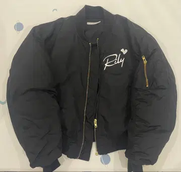 Rily 블랙 MA-1 자켓 이마이치 류지