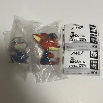 어깨 쿵 디즈니 주토피아 닉 주디 2세트