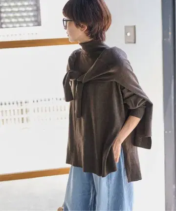 [새상품] JOURNAL STANDARDBiellaYarn 와이드 터틀넥