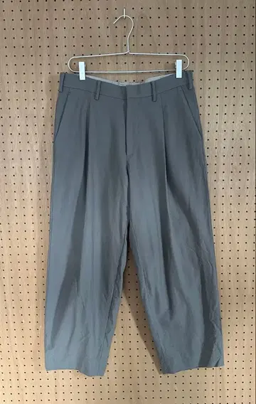 EDIFICE 1턱 센터 프레스 슬랙스 에디피스 와이드 팬츠