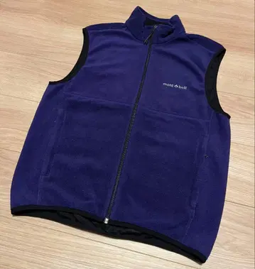 몽벨 베스트 폴라텍 플리스 CLIMAPLUS 로고 자수 L