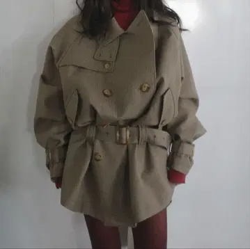 Ameri vintage DADDY MIDI TRENCH COAT