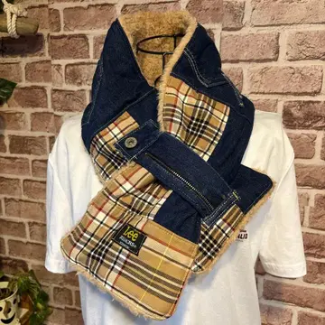 데님 리메이크 머플러