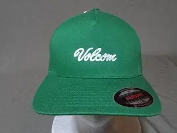 USA 구매 [ VOLCOM ] 볼컴 필기체 로고 자수입은 캡 그린