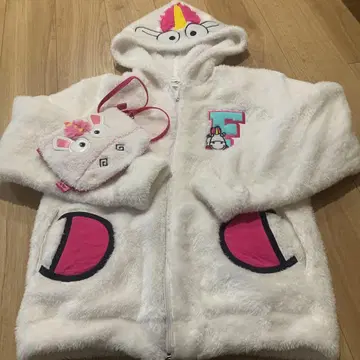 유니콘 후드 부착 성인 M 사이즈 백 포함