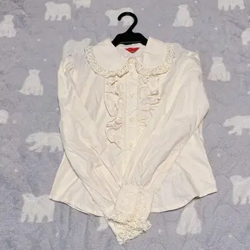 BABY 아이보리 긴팔 블라우스