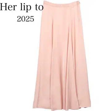 택 포함 미사용품 2025 하립투 Flared Satin Skirt