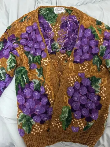 구제 의류 가디건 니트