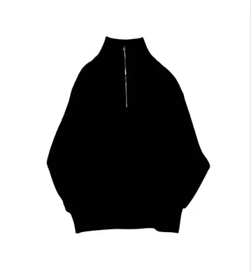 24AW 프레임워크 와플 하프 지퍼 풀오버 네이비