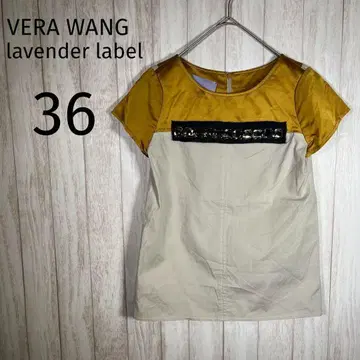 베라왕 바이컬러 비쥬 장식 셔츠 뒷지퍼 봄/여름