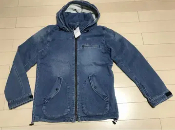 택 포함 새상품 INHERIT 블루종 데님 인디고 M 사이즈