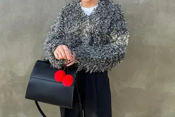 미라 오웬 볼륨 니트 그레이