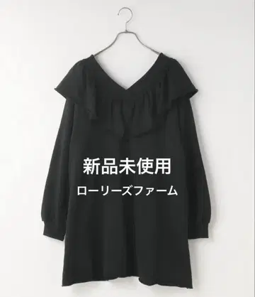 로리즈팜 기모 프릴 미니 원피스 589580 미사용 새상품