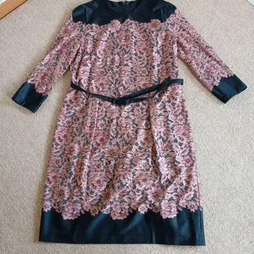 시착 정도 피노레 빅 사이즈 플라워 프린트 원피스