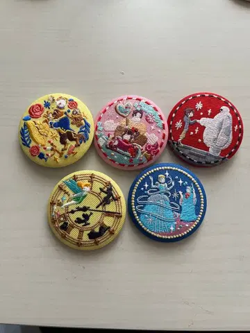 디즈니 자수 캔뱃지 베이맥스