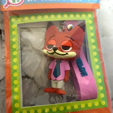 주토피아2 happy 복권 F상 러버 마스코트 키링 닉