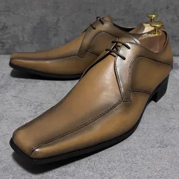 새상품 캐서린 햄넷 런던 비즈니스 슈즈 브라운 천연 가죽 2225