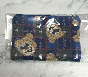 페이러 고베 타탄 테디 플랫 파우치