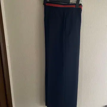 폴 스미스 네이비 슬랙스 빨검 스트라이프 허리