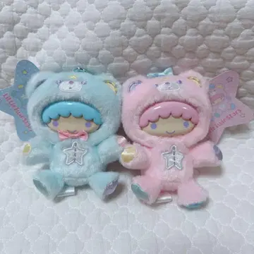 산리오 초귀여움 키키라라 퍼프포프 드리미 마스코트 한정판