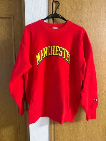 [beams 별주] Champion 시티 크루 맨투맨 레드 L 사이즈
