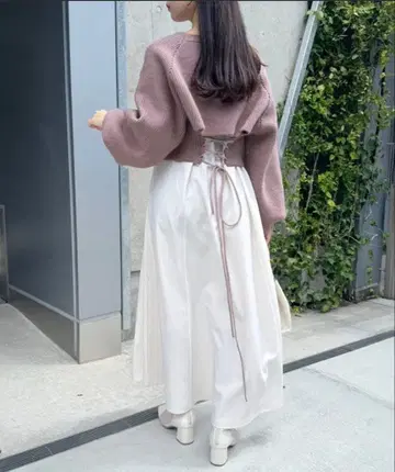 NICE CLAUP 멀티웨이 니트 세트 원피스