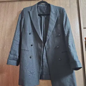 VERMEIL par iena 린넨 자켓 그레이 38