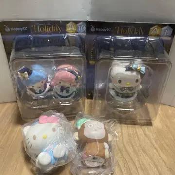 해피 복권 산리오 헬로키티 리틀트윈스타 Holiday 피규어